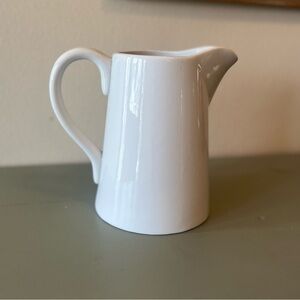 White Ceramic Pitcher